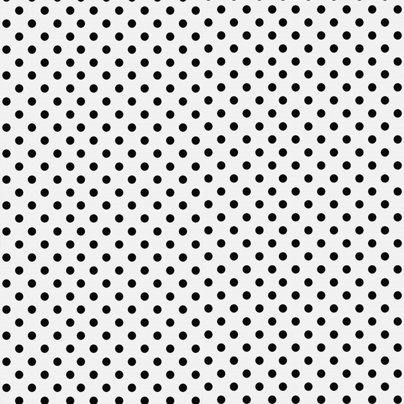 Papel pintado geométrico puntos blanco y negro 60cm por 300cm