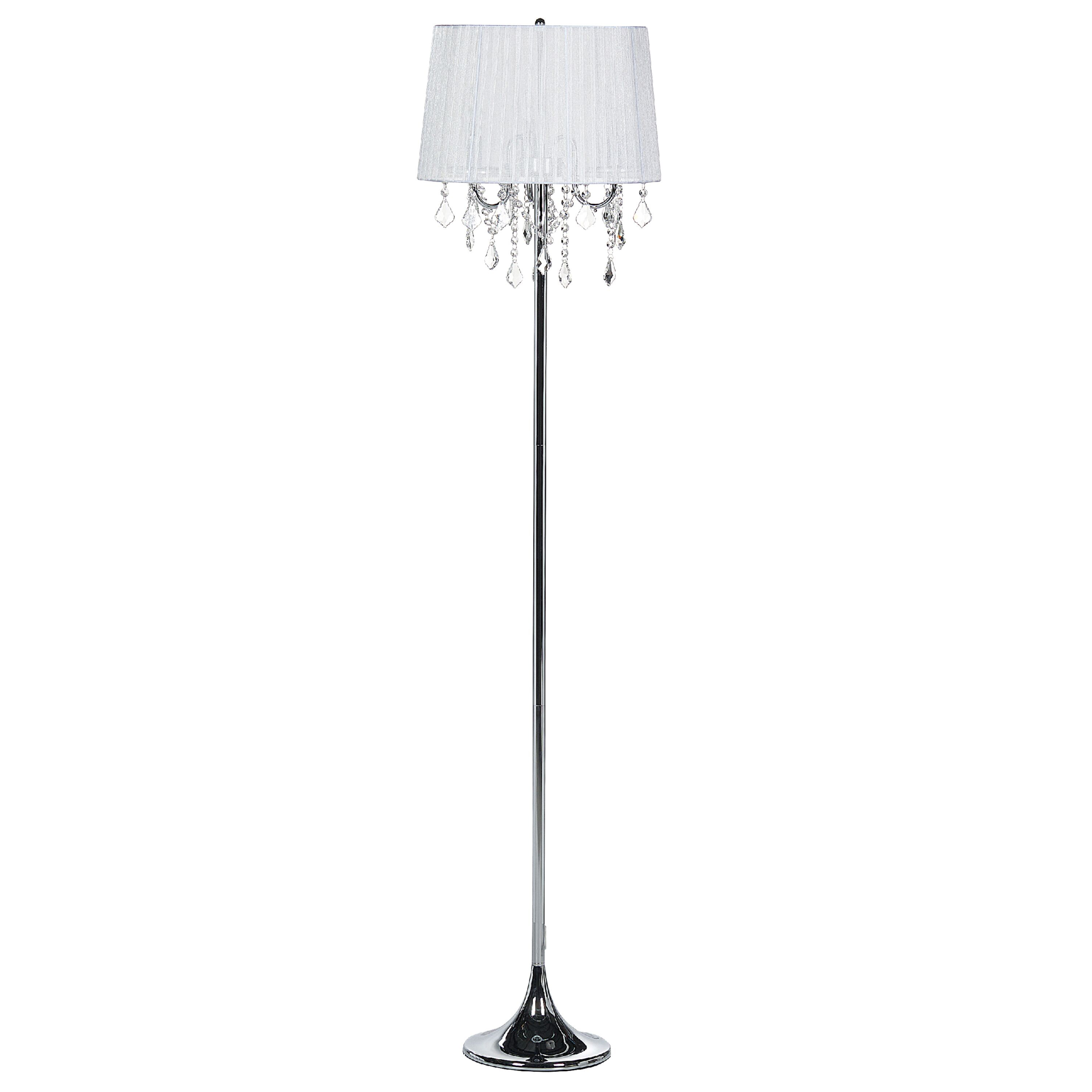 Lámpara de pie evans metal blanco