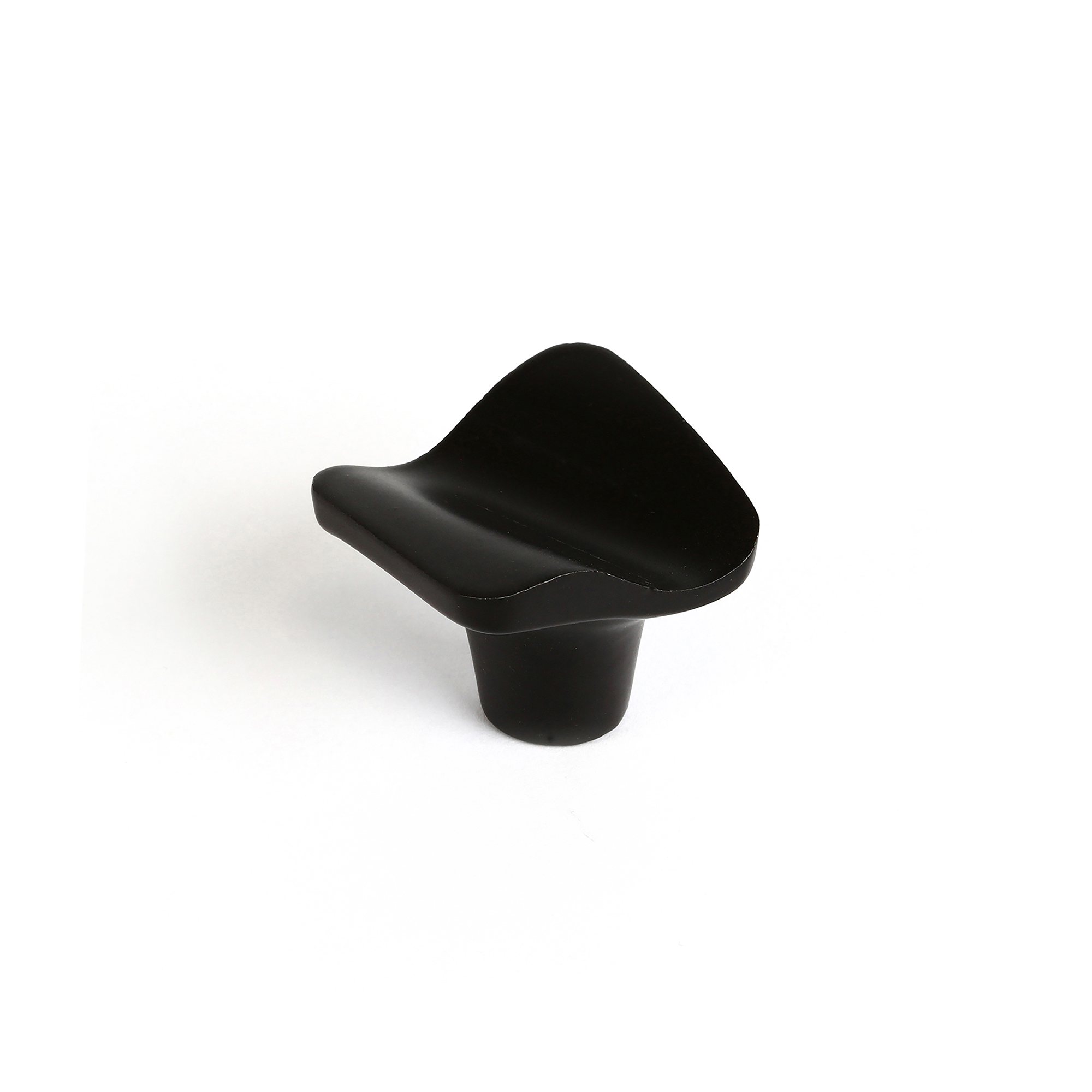 Pomo para mueble rei 749 | 32x32 mm | negro mate | zamak