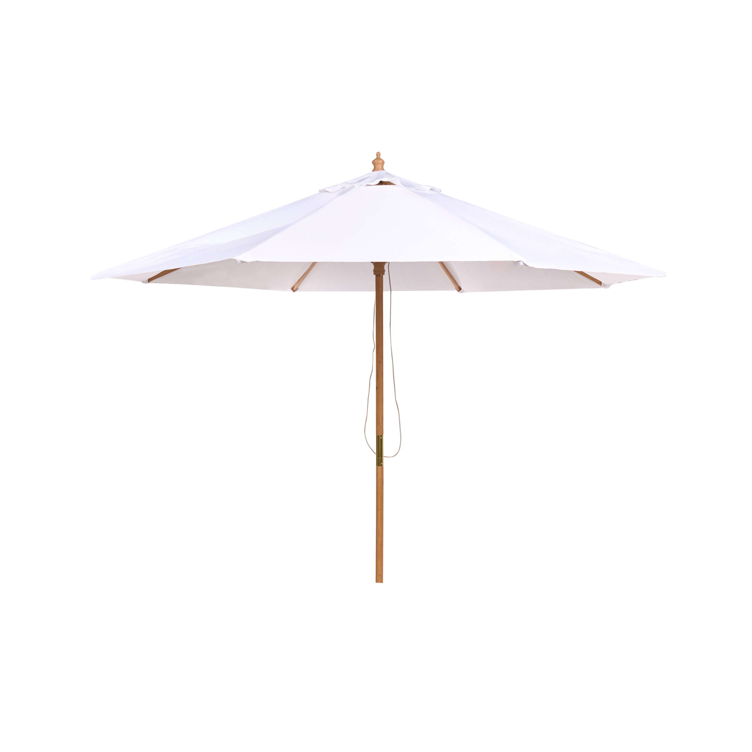 Sombrilla recta 270 cm toscana blanco