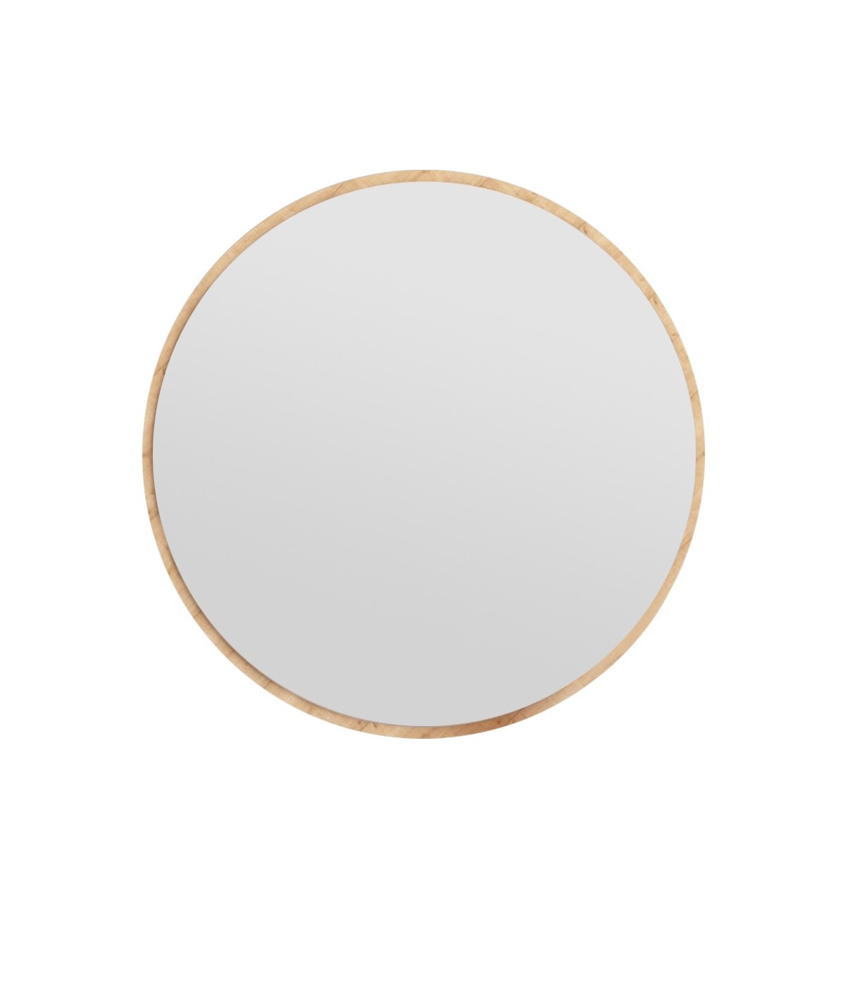 Espejo de madera <<ozze>> - 60 x 60 cm - beige