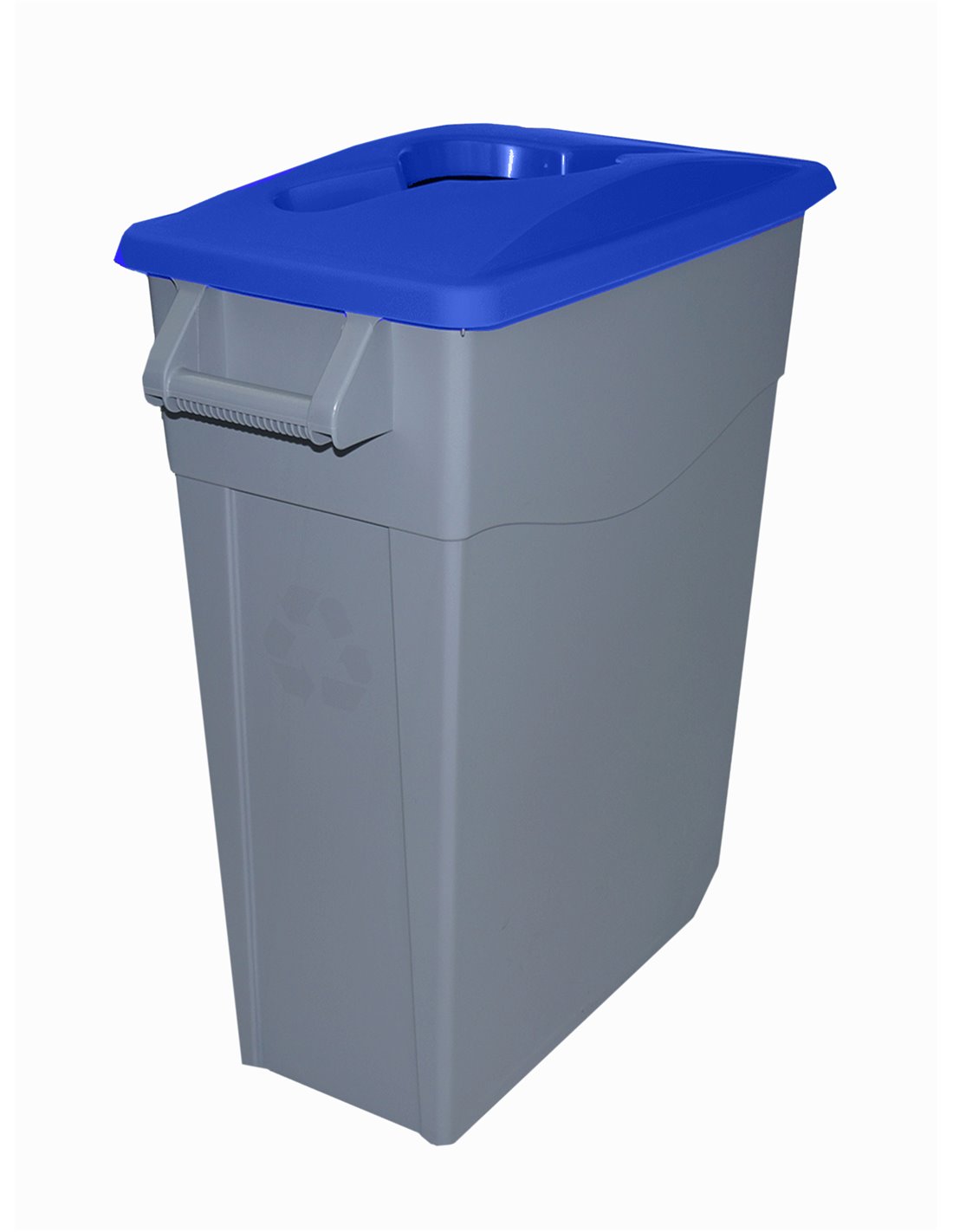 65 l - tapa abierta | azul | contenedor de basura denox 65, 85 y 110 - de