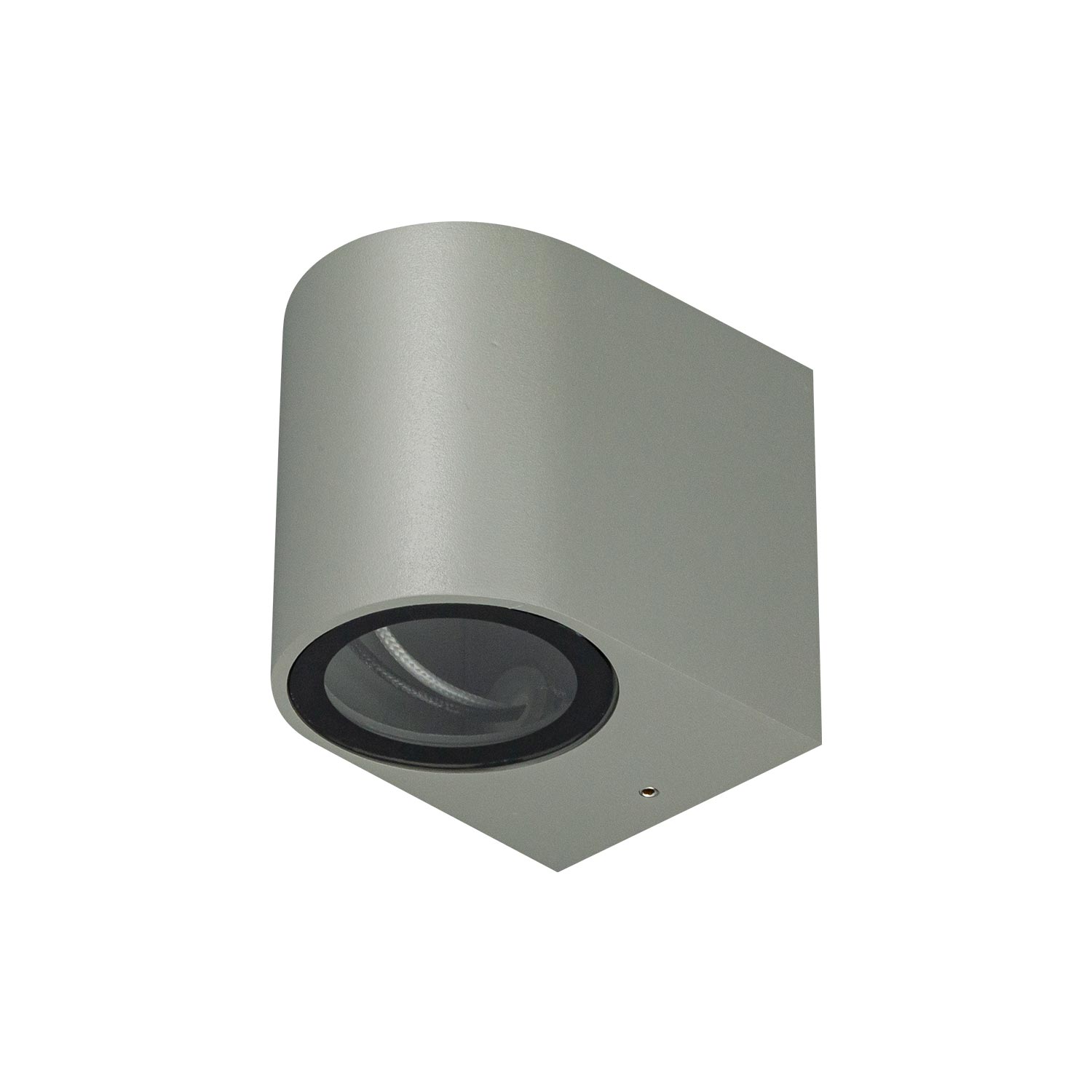 Aplique de pared cilindrico ii para una bombilla LED gu10 gris(aprgu10-2g)