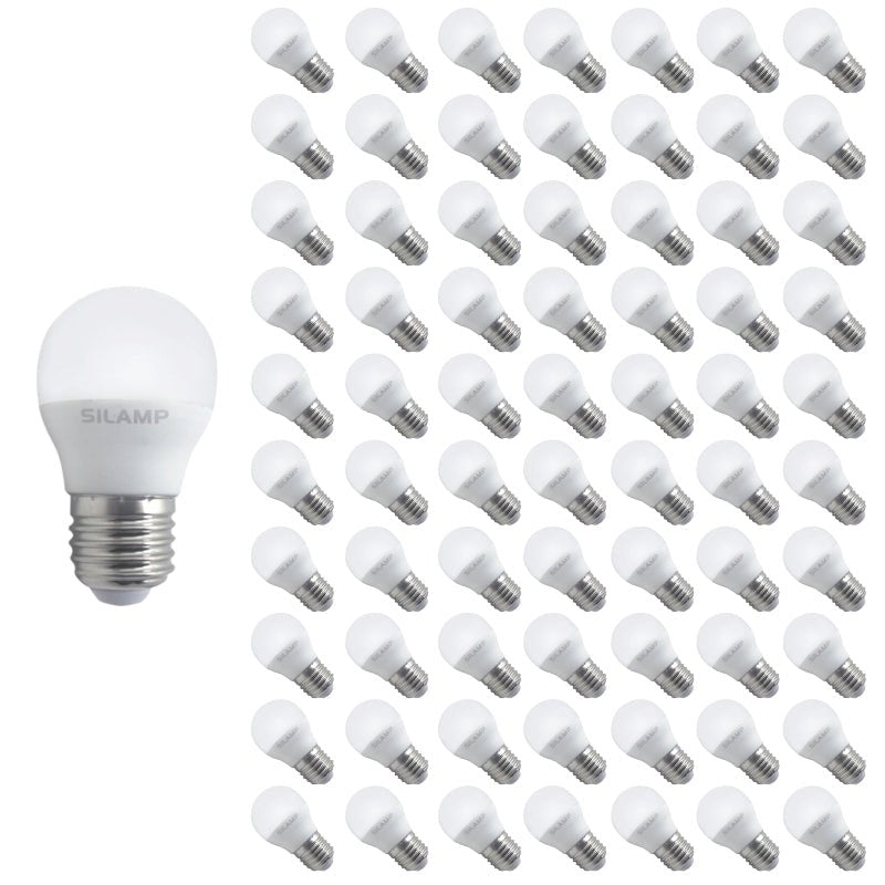 Bombilla LED E27 8w 220v g45 300° (pack de 100) - blanco frío 600
