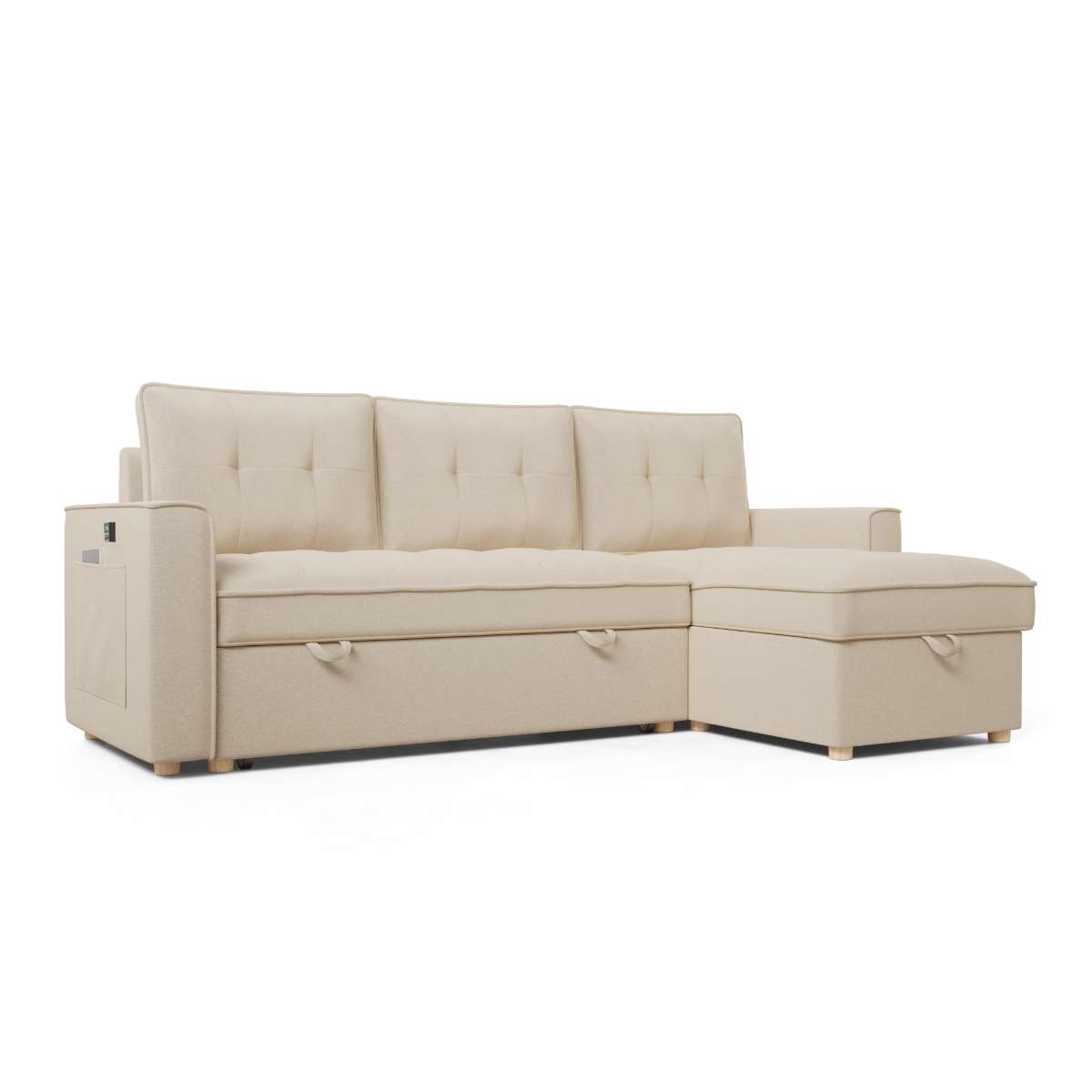 Nalui sofá cama haven beige