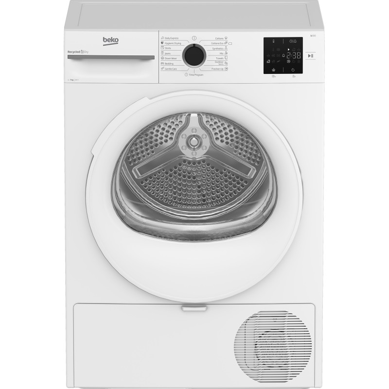 Secadora beko bm3t37230w bomba de calor a+ 7 kg 15 programas