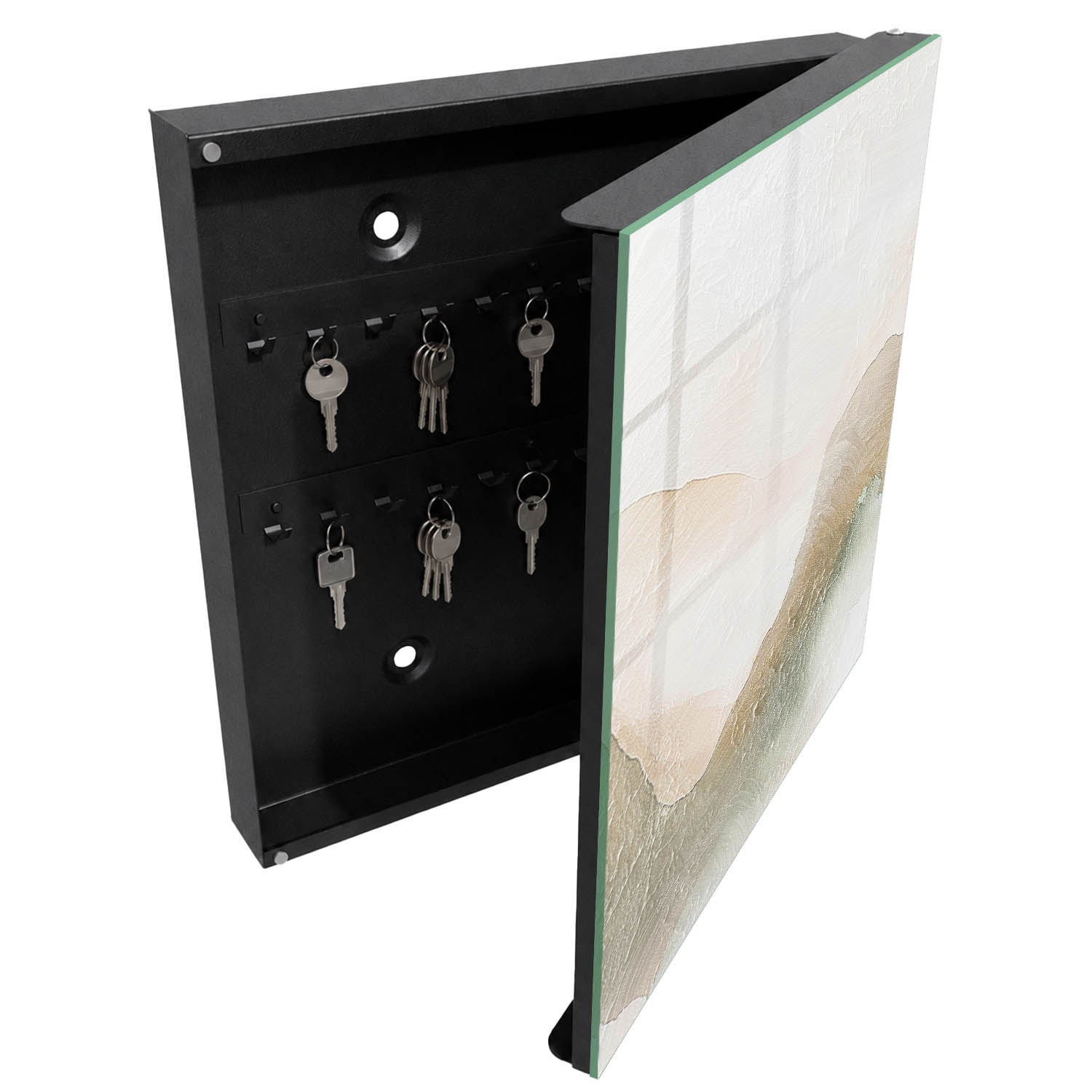 Caja para llaves de entrada 30x30x5, apertura derecha tulup