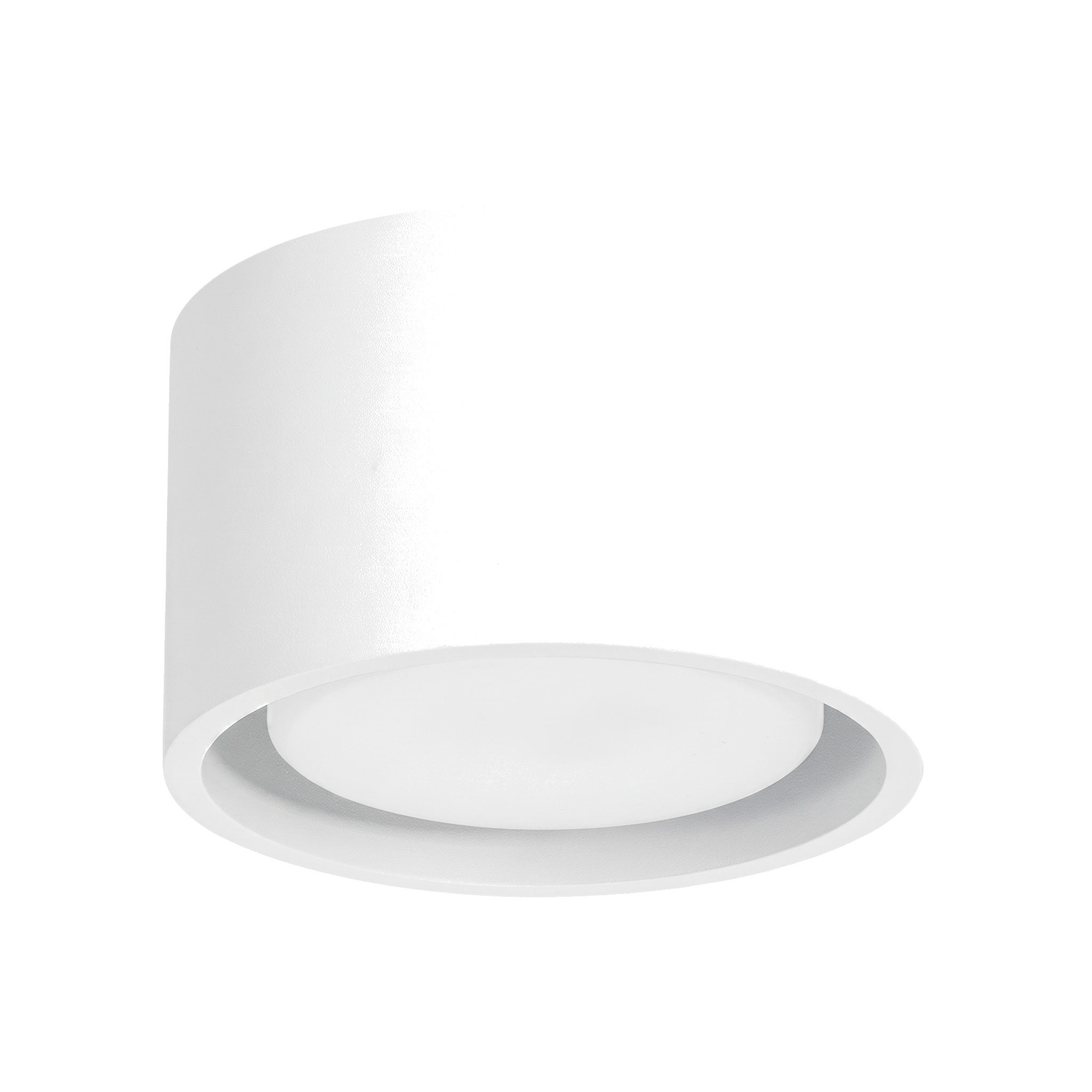Plafones modo 1 blanco aluminio 10x6x10cm