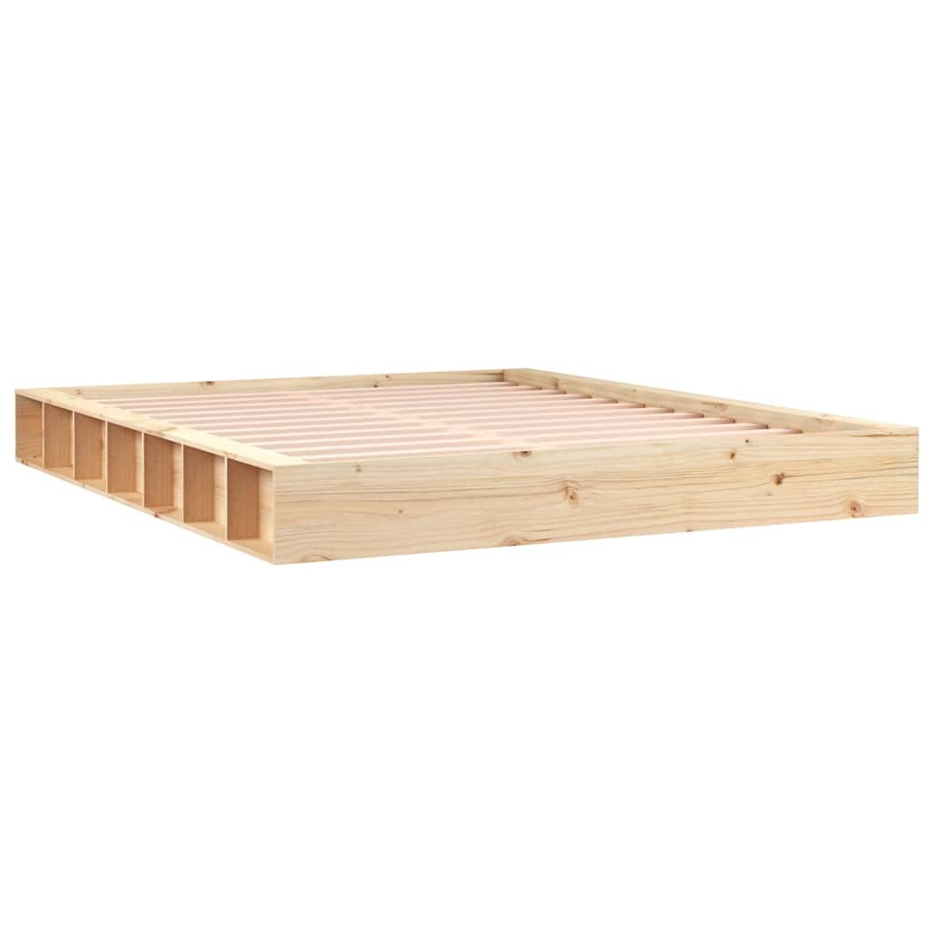 vidaXL estructura de cama de madera maciza 160x200 cm