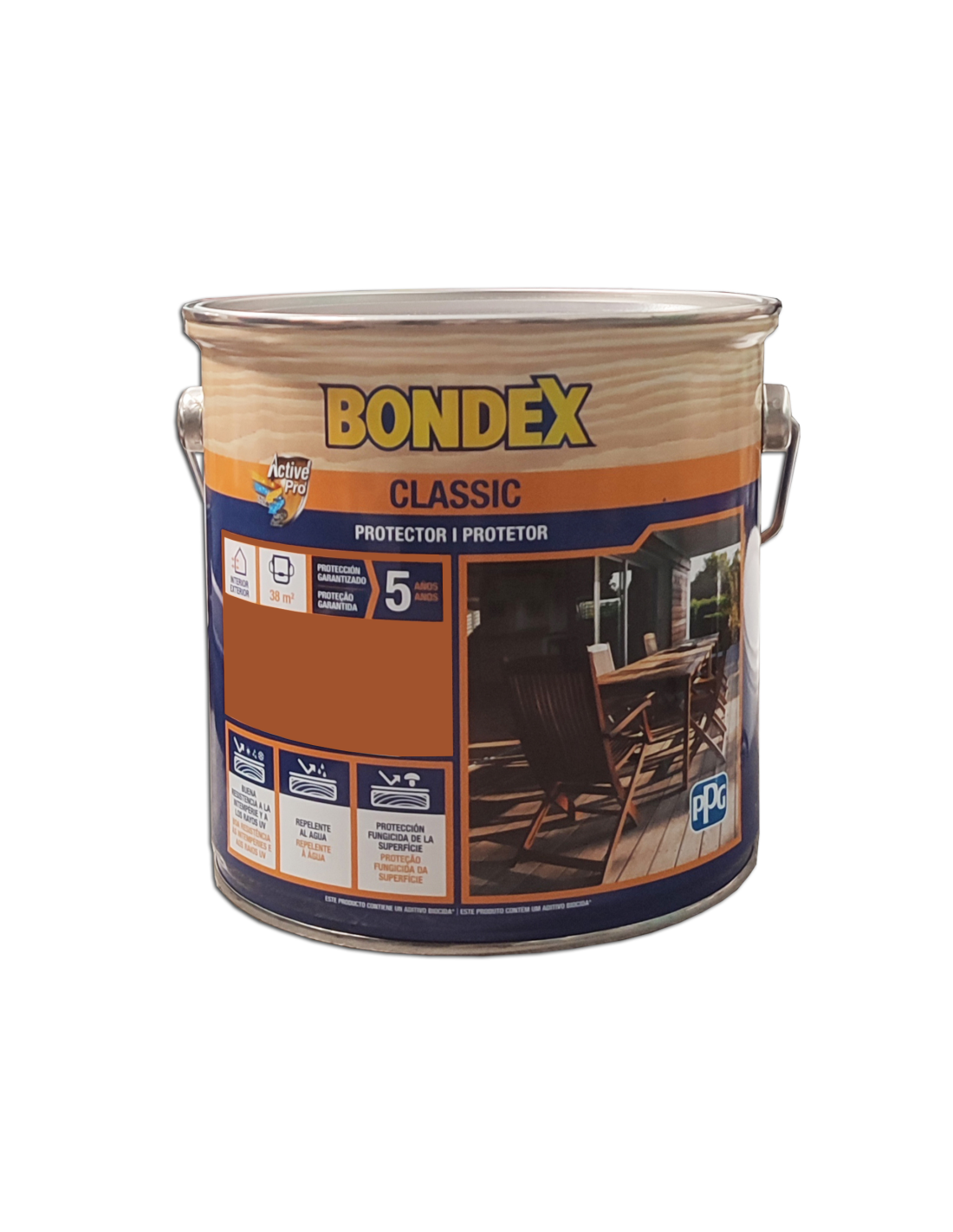 Bondex protector classic satinado 2,5 lt (caoba oscuro 902)