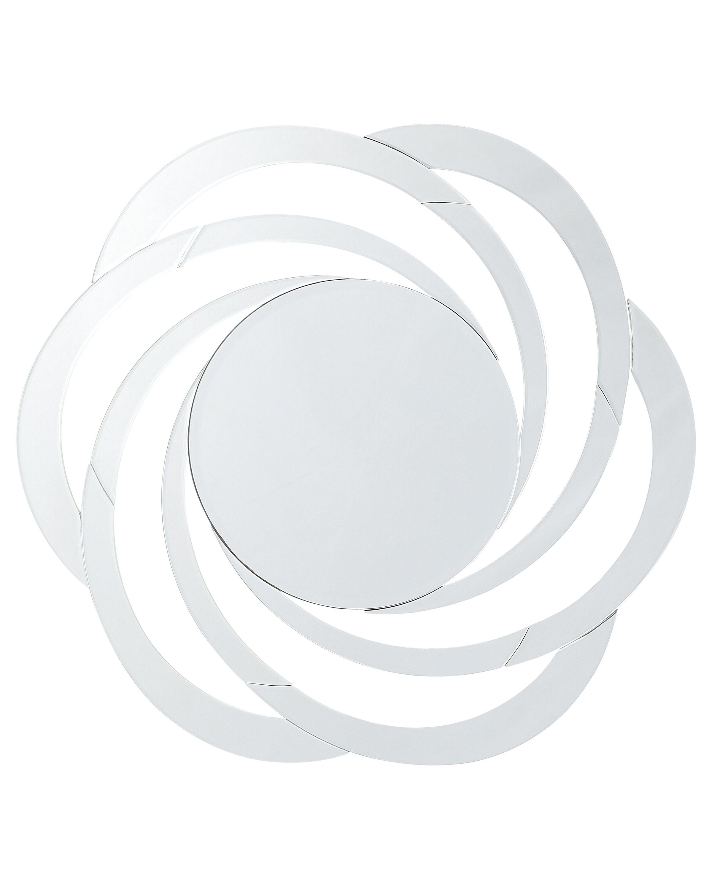 Espejo de pared treban 70 cm 70 cm plateado