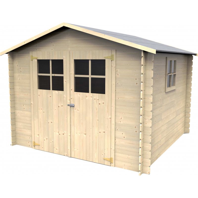 Caseta de madera - galerna. 19 mm.270 x 270 cm. 7,24 m²