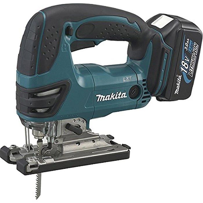 Sierra de calar Makita 18 v li-ion + 2 baterías de 3.0 ah, cargador, maletí