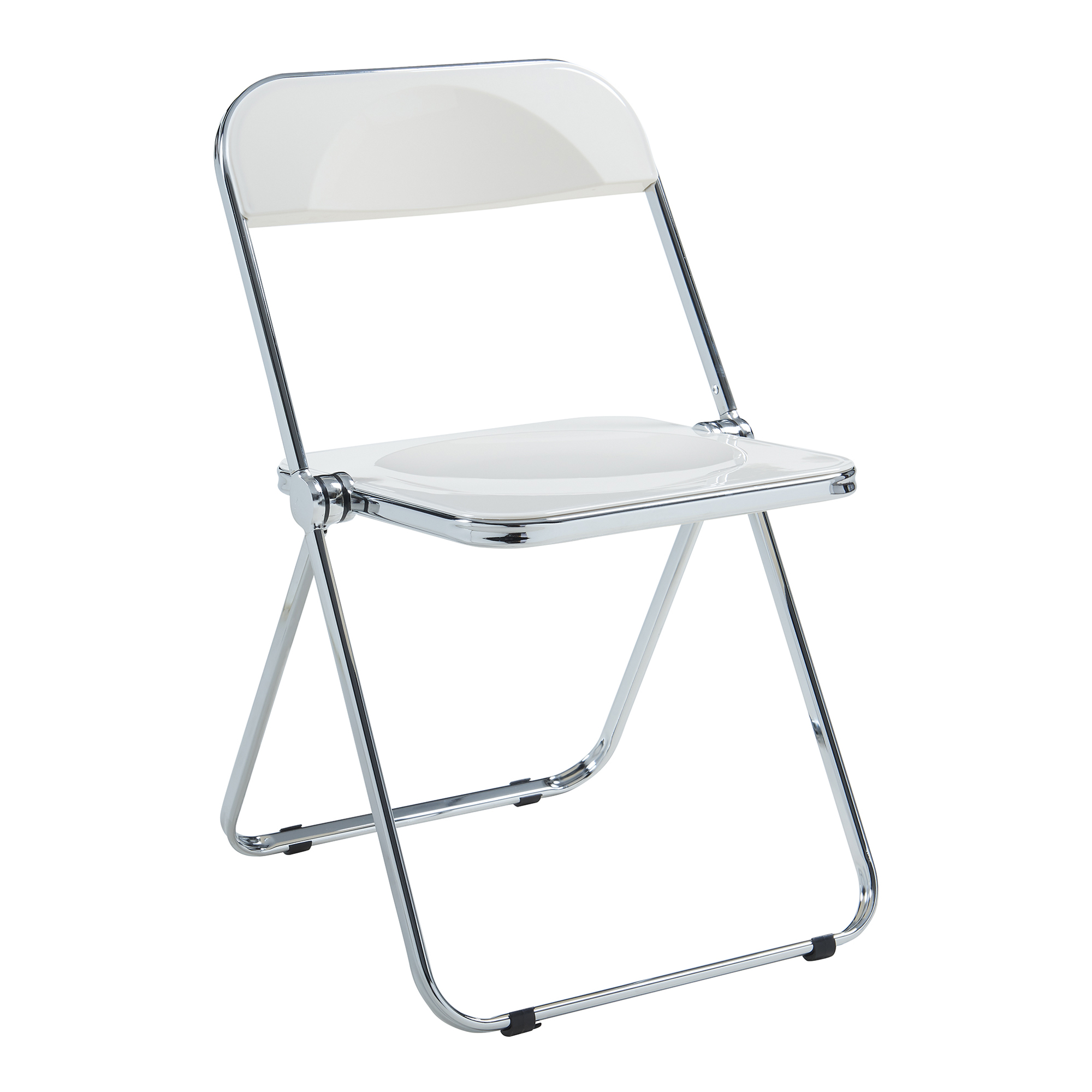 Set de 6 sillas plegables pornainen 74x46x47cm blanco [en.casa]