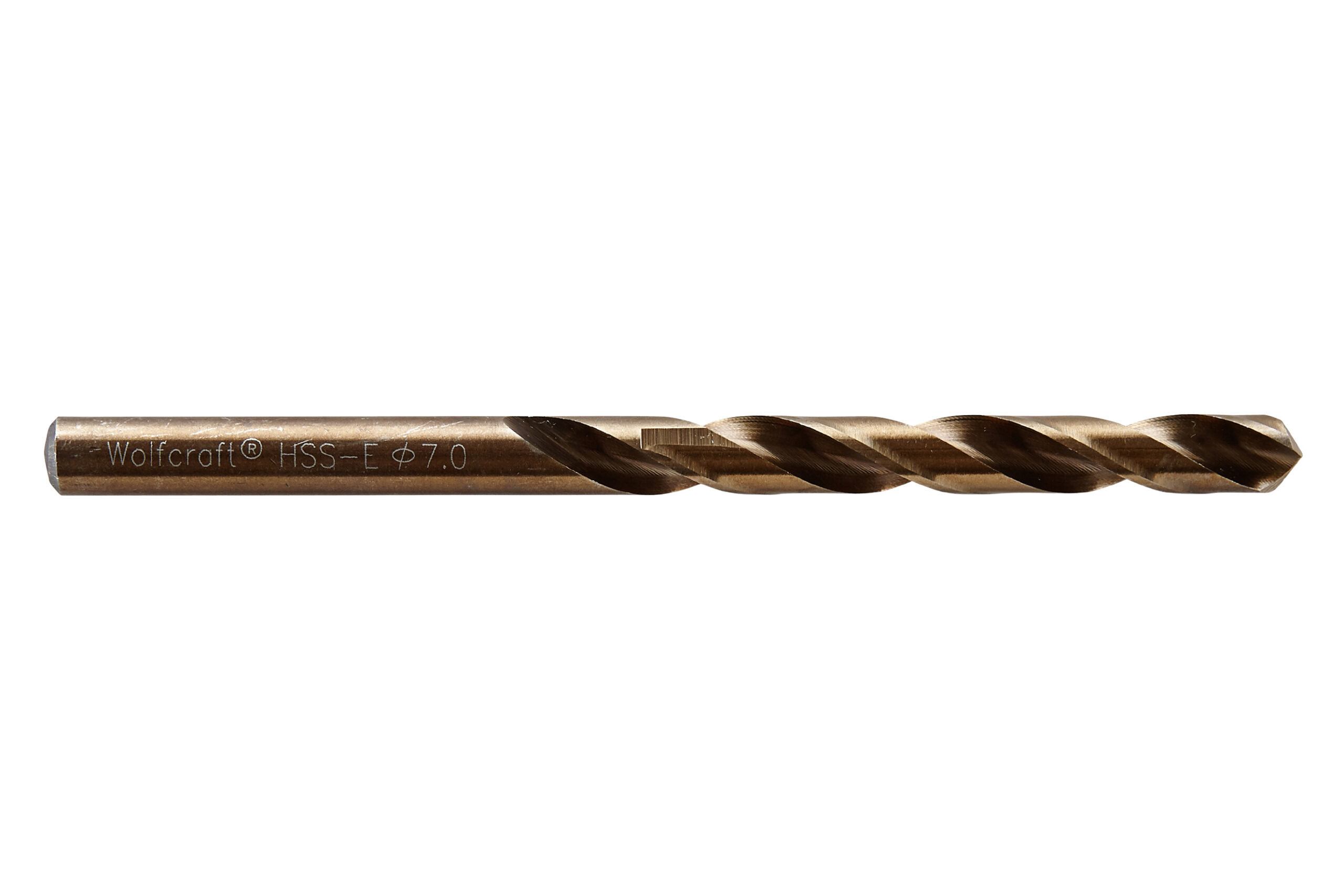 Broca para metal hss cobalto rectificada, ø7,00x 109 mm