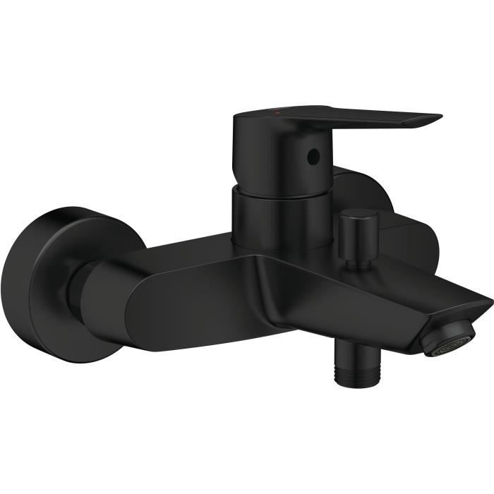 Mezclador monomando de baño/ducha - grohe start - negro mate - montaje en p