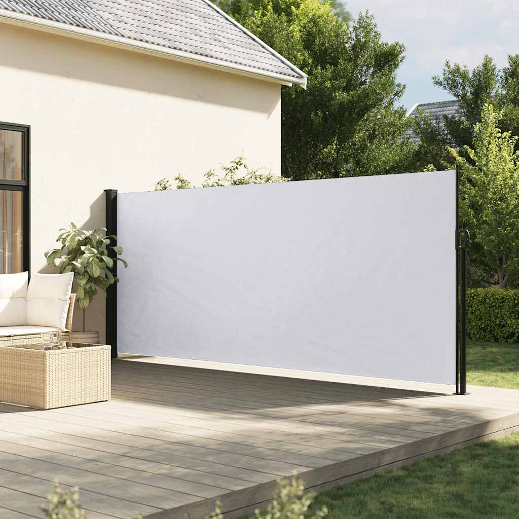 Pantalla de jardín, toldo lateral retráctil blanco 170x300 cm ety5855343