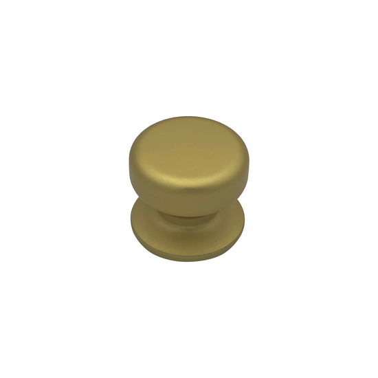 Pomo fijo para puerta, d: 70 mm, en aluminio, color oro