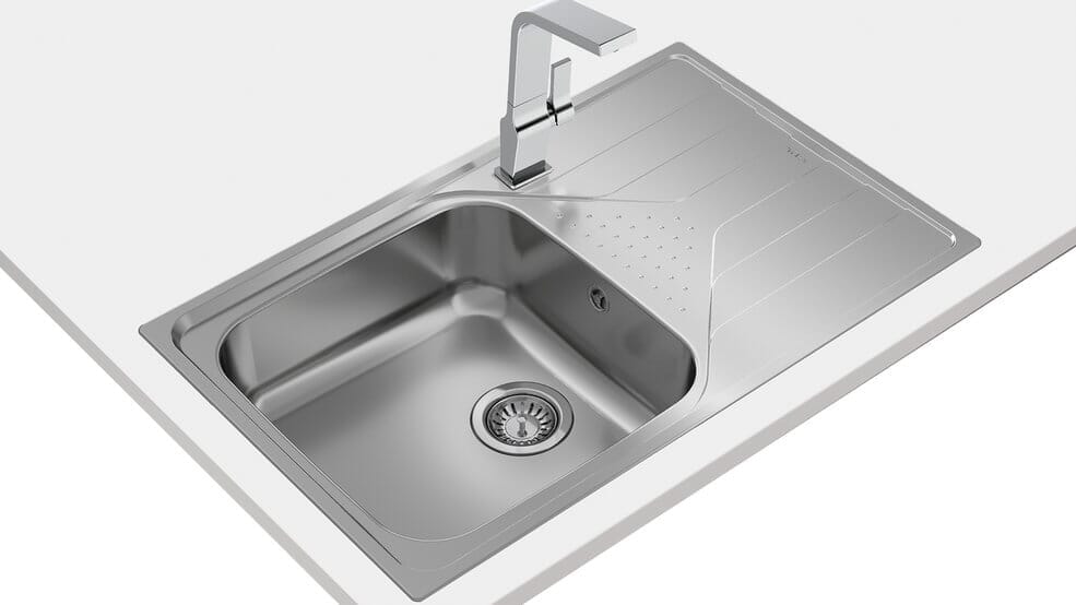 Fregadero teka universe 50 t-xp 1c 1e max d inox 1 cubeta 175 mm