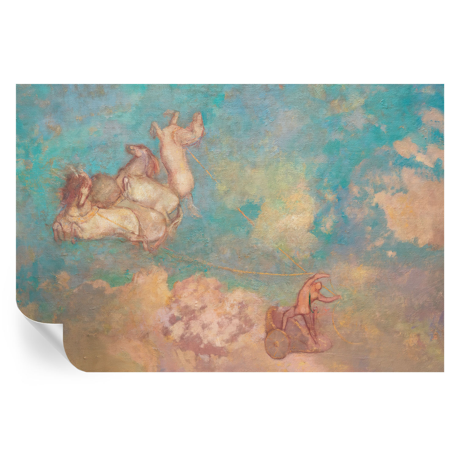 Papel pintado para paredes pegaso celestial 104x152 tulup