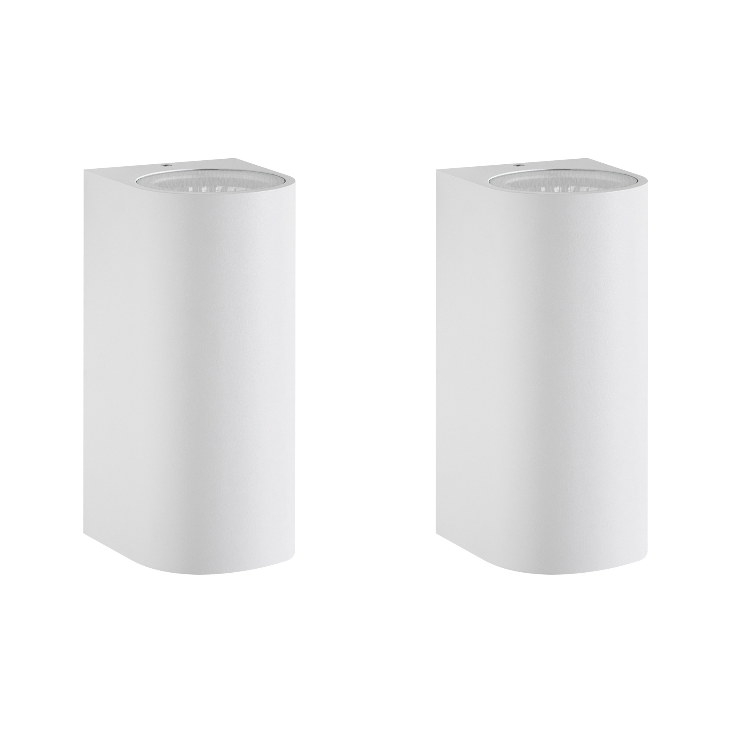 Conjunto de 2 lámparas de pared LED lazaro blanco