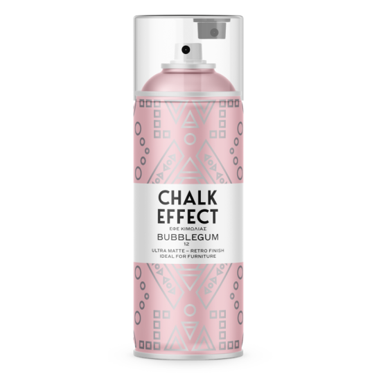 Spray pintura tiza chalk effect ultra mate 400 ml (bubblegum 12)