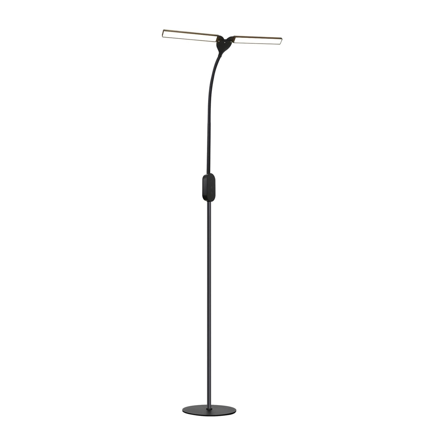 Nettlife lámpara de pie negro 158x44