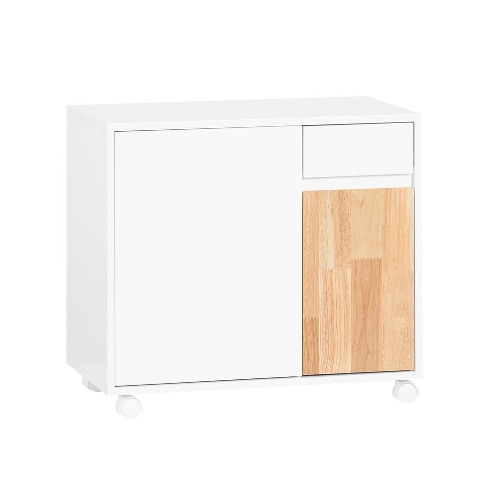 Sobuy mueble de oficina con ruedas para impresoras
