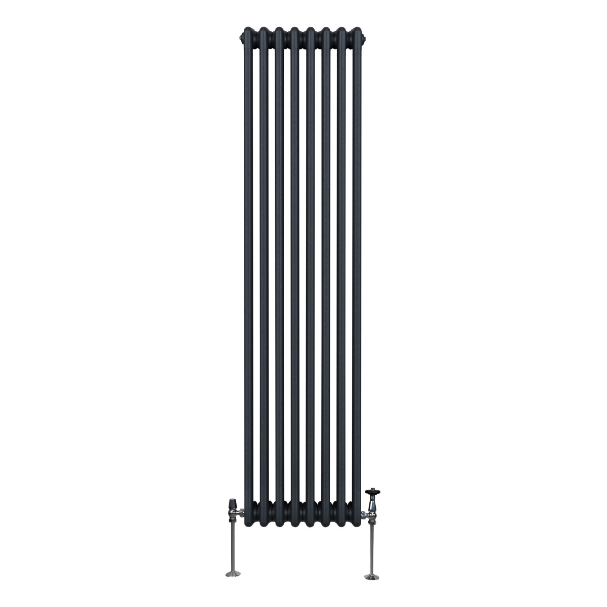 Radiador tradicional vertical de 3 columnas – 1800 x 382 mm - gris