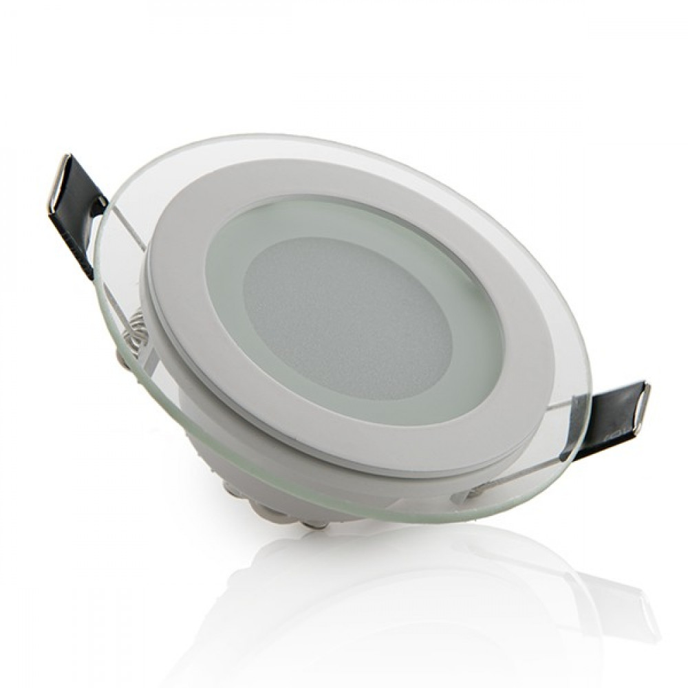 Downlight LED 6w 600lm 6000ºk vidro circular ø95mm 40.000h [gr-mb01-6w-cw]