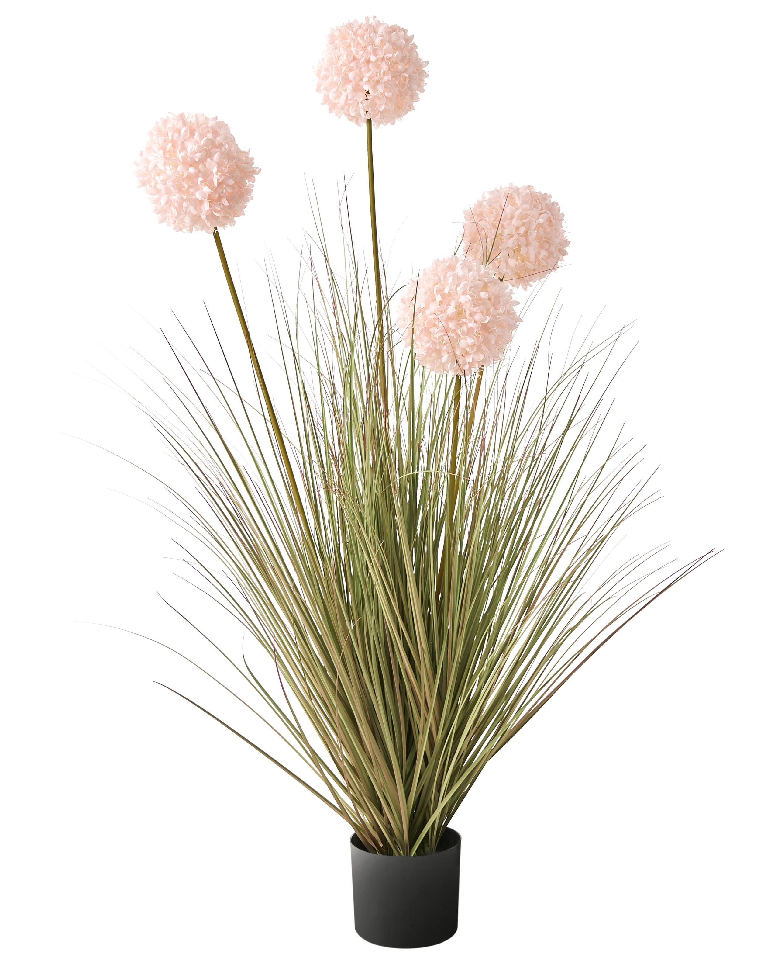 Planta artificial snowball bush 120 cm rosa