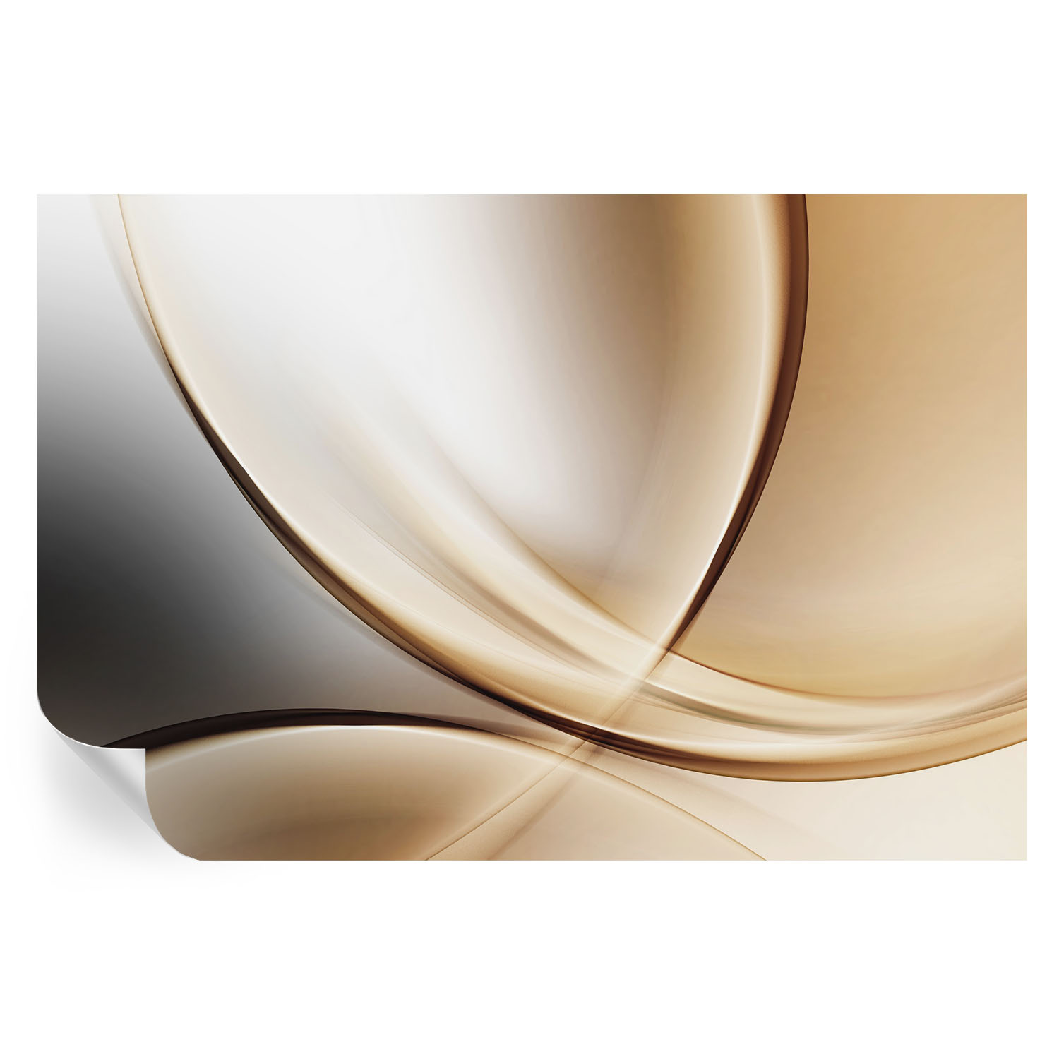 Papel pintado autoadhesivo líneas redondeadas 104x152 tulup