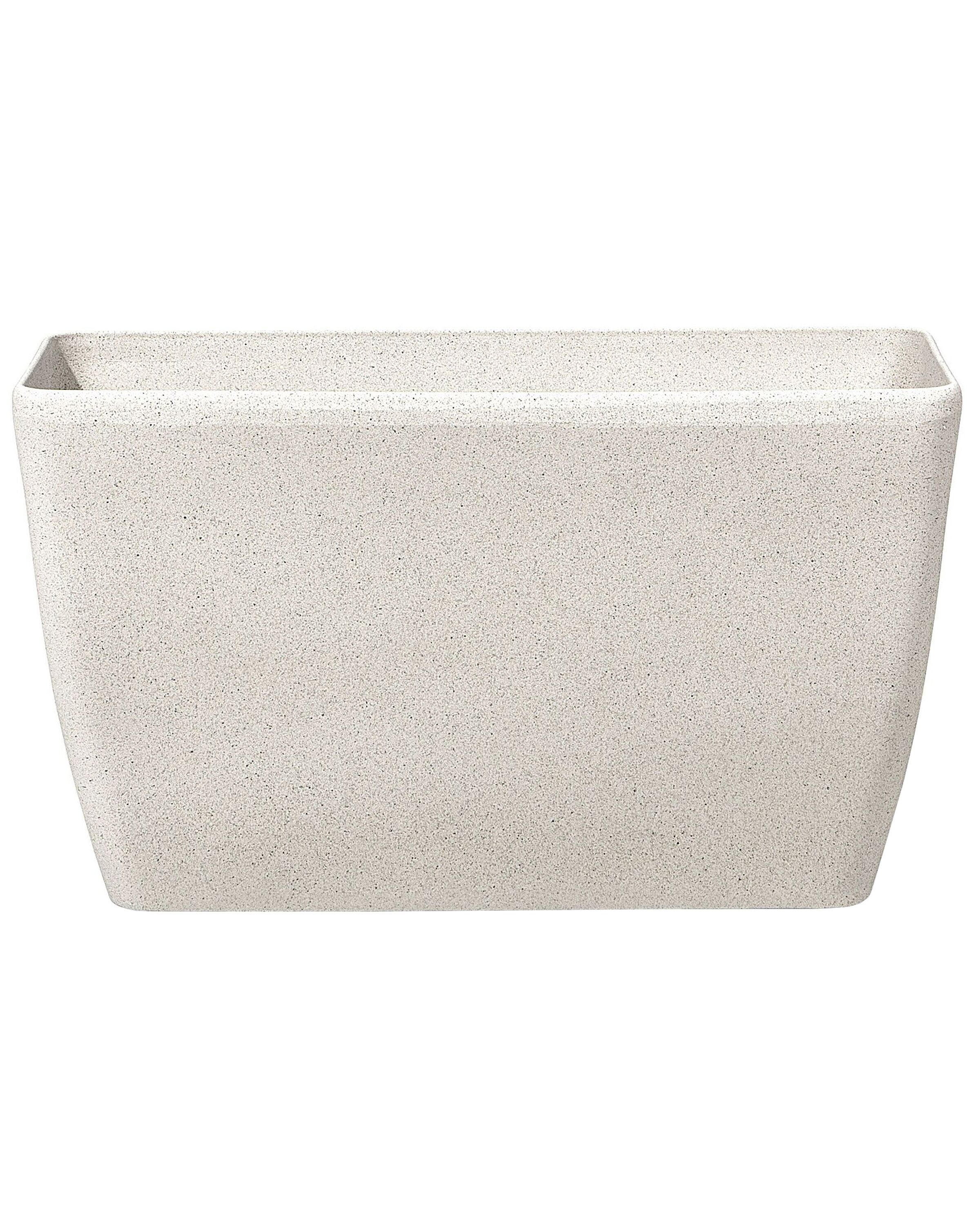 Maceta baris 74 cm beige claro