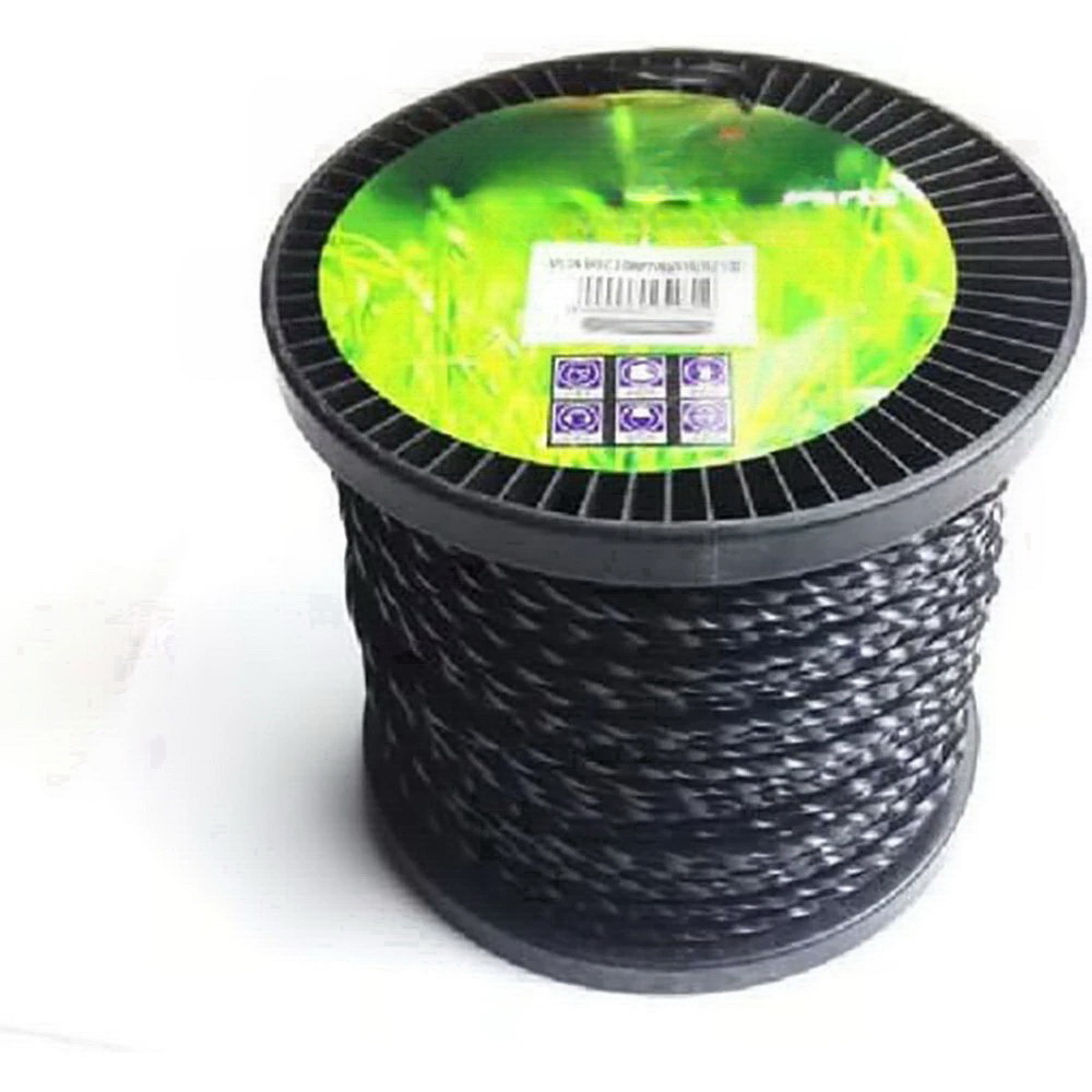 Hilo nylon para desbrozadora 184 metros 3,3 mm silencioso