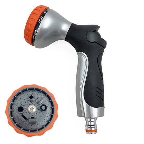 Pistola de riego profesional de 8 posiciones