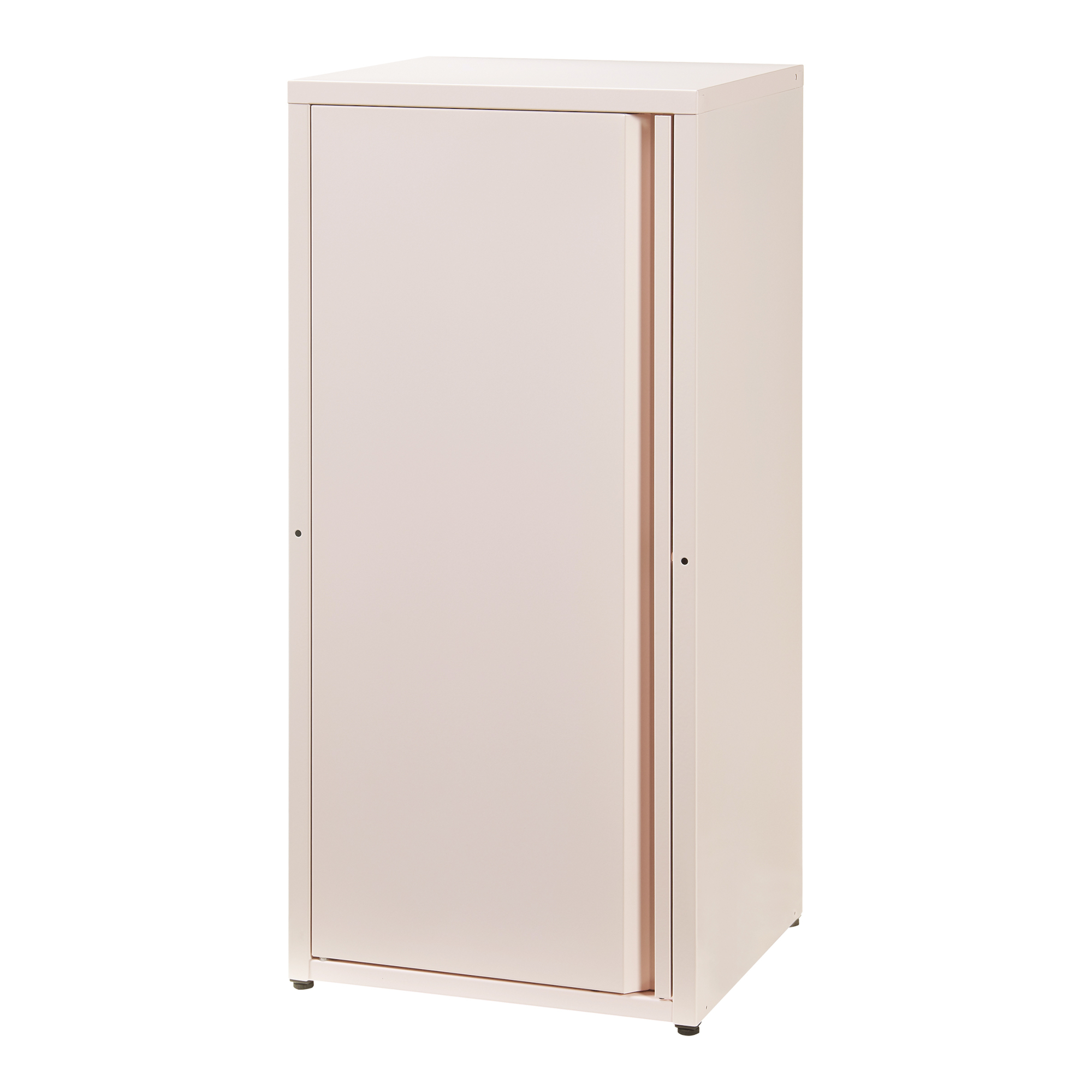 Armario de oficina burlöv acero 88x40x35 cm - rosa [en.casa]
