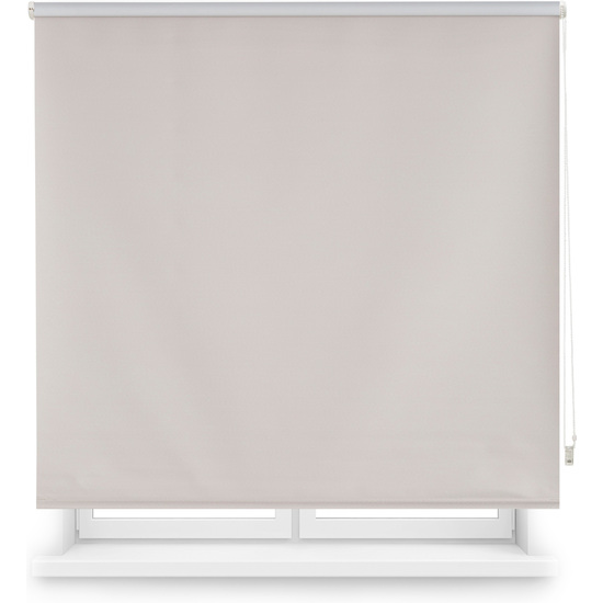 Blindecor | estor enrollable opaco liso 100x175 gris plata