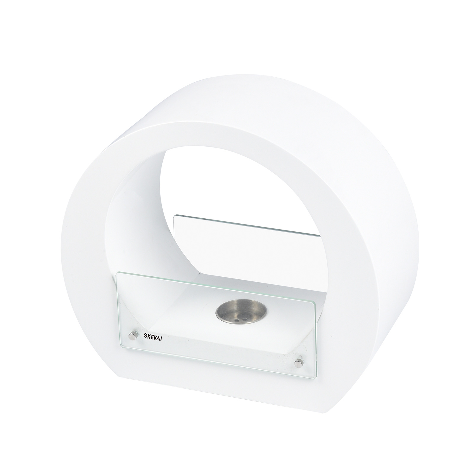 Biochimenea de sobremesa kekai vesubio 40x18,2x35cm quemador de acero inoxi