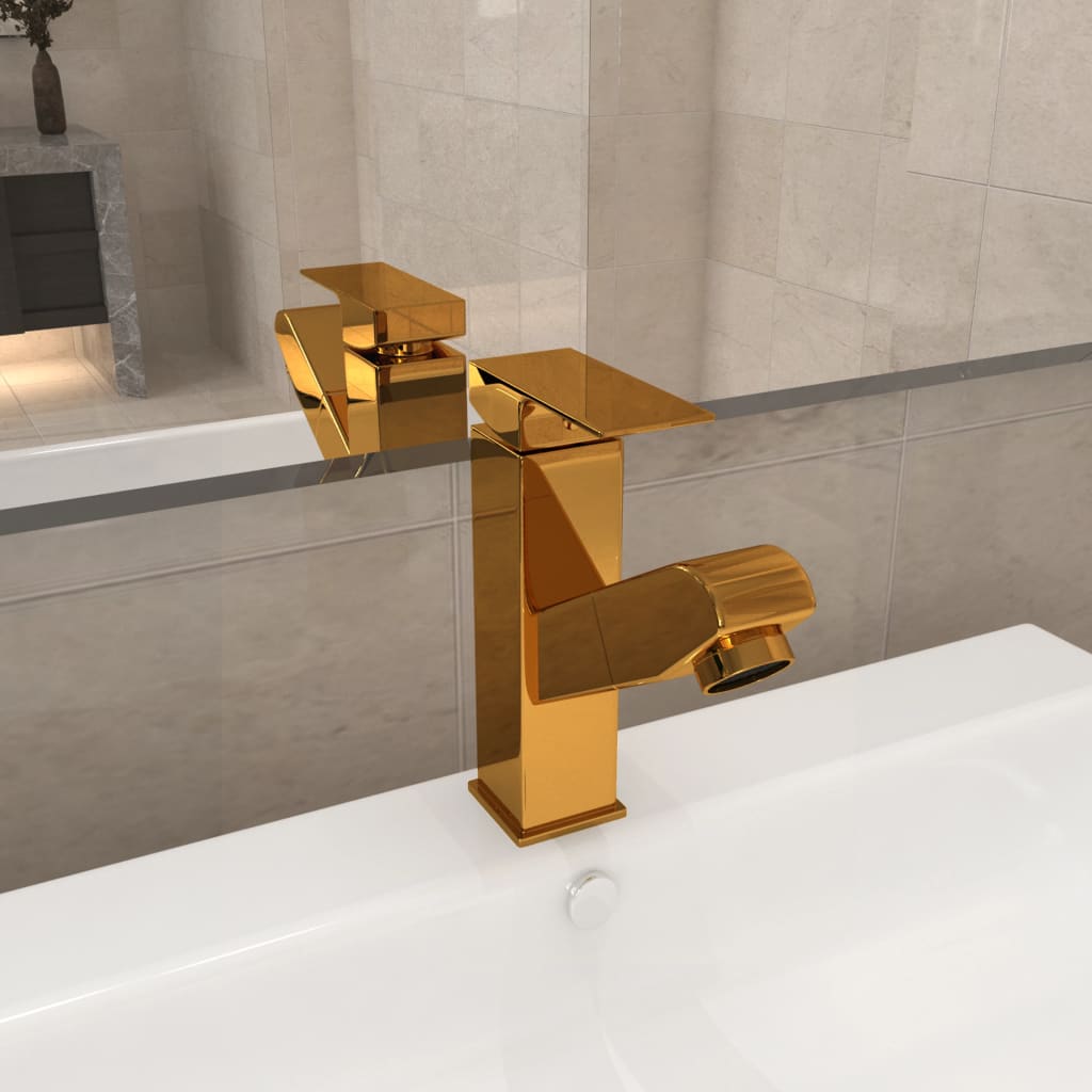 Grifo de lavabo de baño con función extraíble negro 157x172 mm es9269