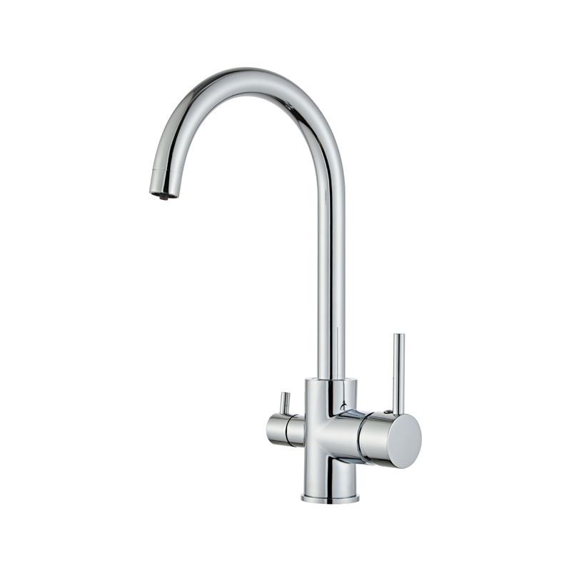 Valaz grifo de cocina osmosis 3 vías redondo cromado