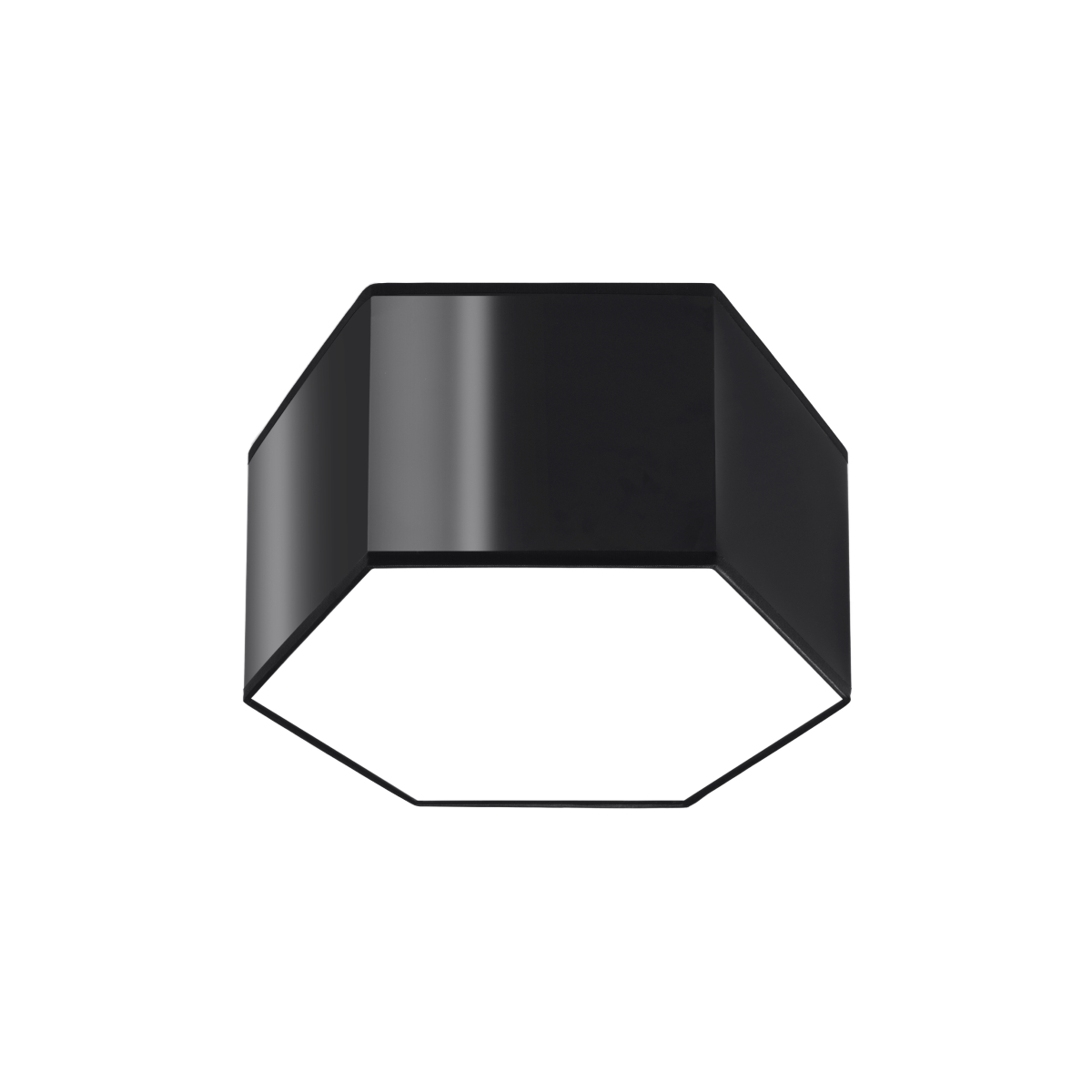 Lámpara de techo sunde 2 negro cloruro de polivinilo 30.5x15.5x26.5cm