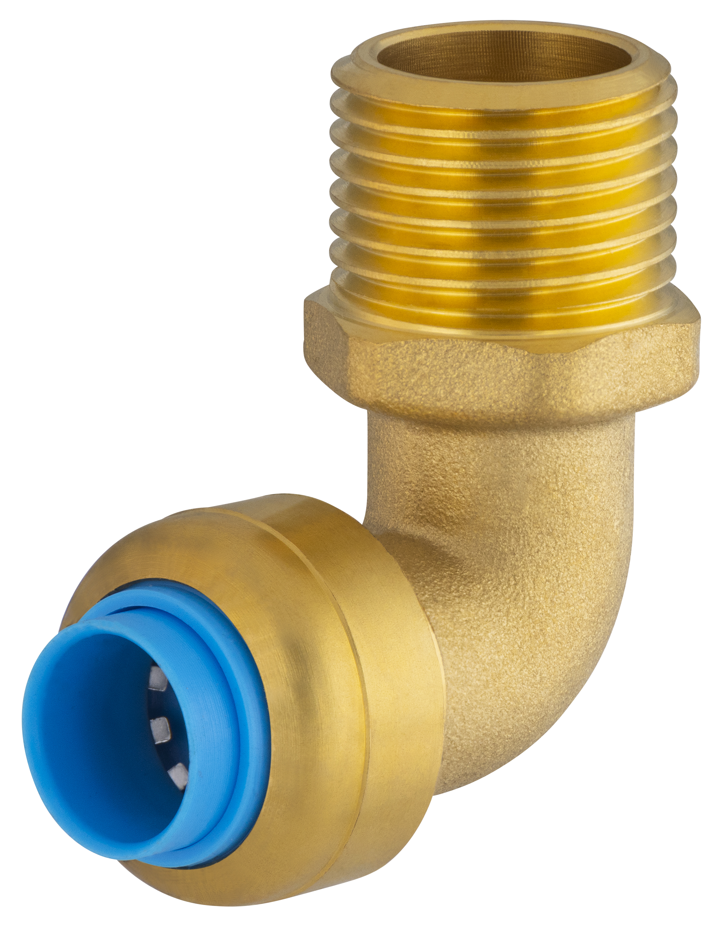 Conector automático universal codo ø12 macho (1/2) tout push