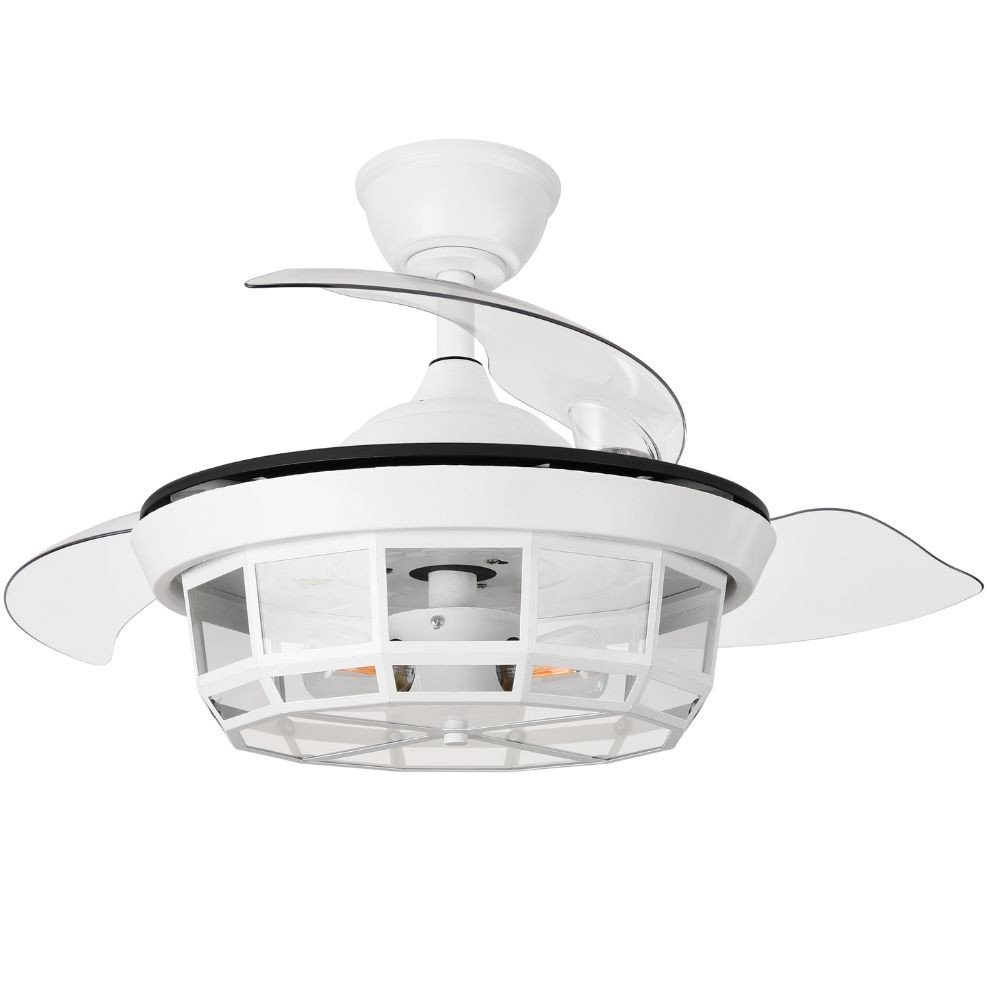 Ventilador de techo "tornado" con control remoto 3xE27 (18w motor dc 40db)