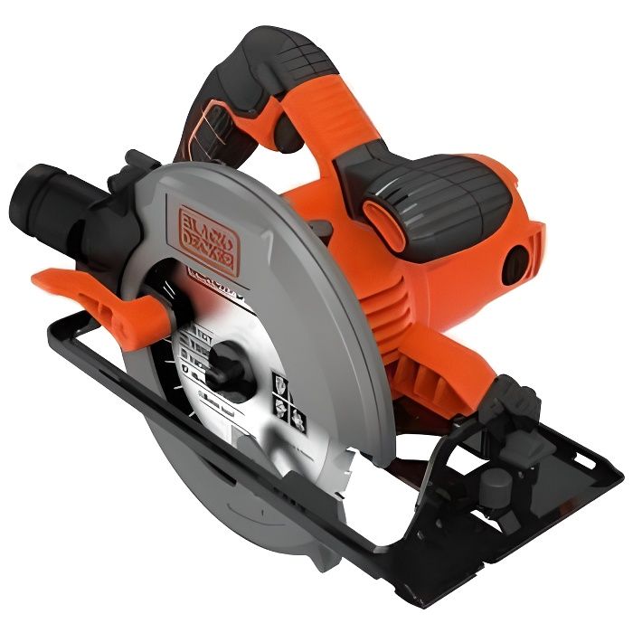 Sierra circular de hilo - black+decker - cs1550-qs - 1500w - profundidad de