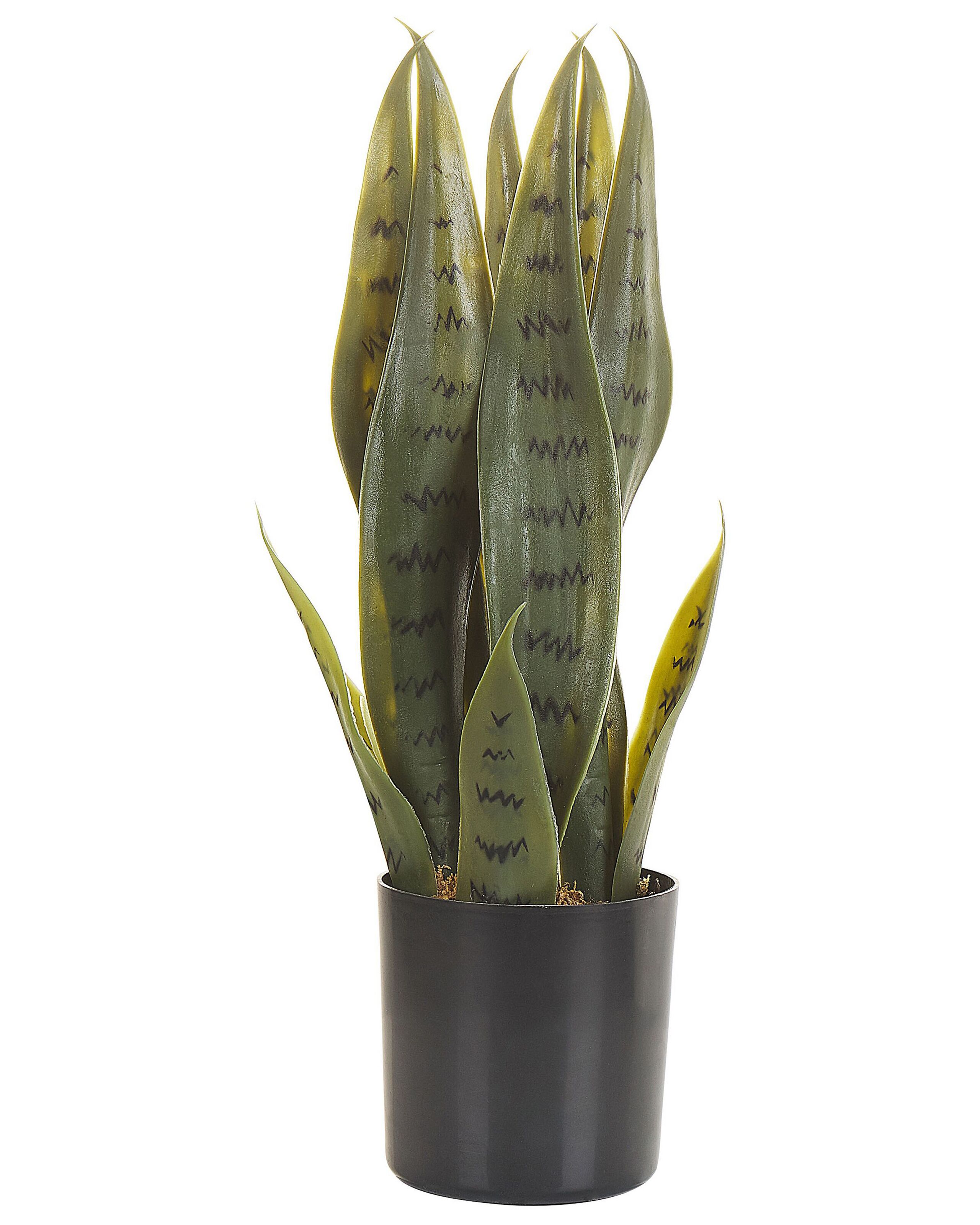 Planta artificial snake plant 40 cm verde