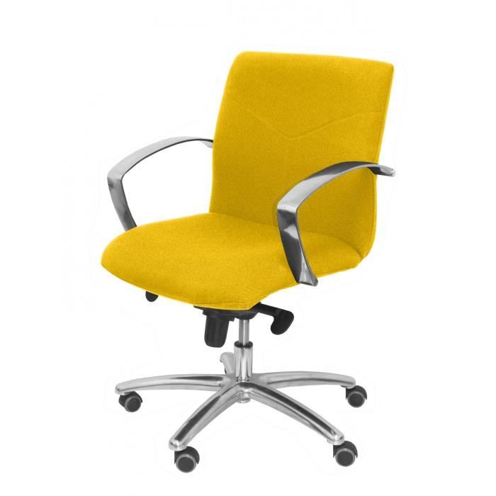 Sillón de recepción ergonómico con mecanismo basculante y ajuste de altura.