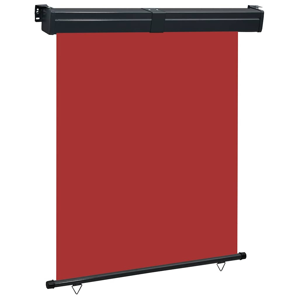 vidaXL toldo lateral de balcón rojo 145x250 cm