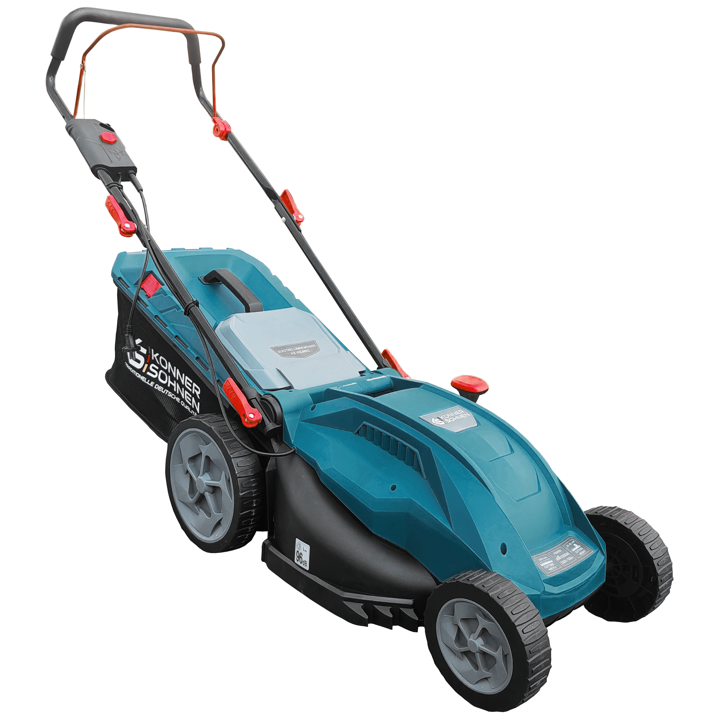 Cortacésped eléctrico Könner & Söhnen KS 43LM20 43cm 25–80 mm 50l 2000W