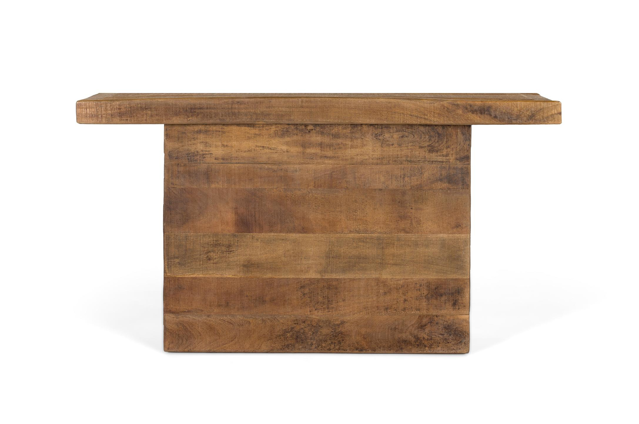 Consola elis de madera de mango en color natural 140 cm