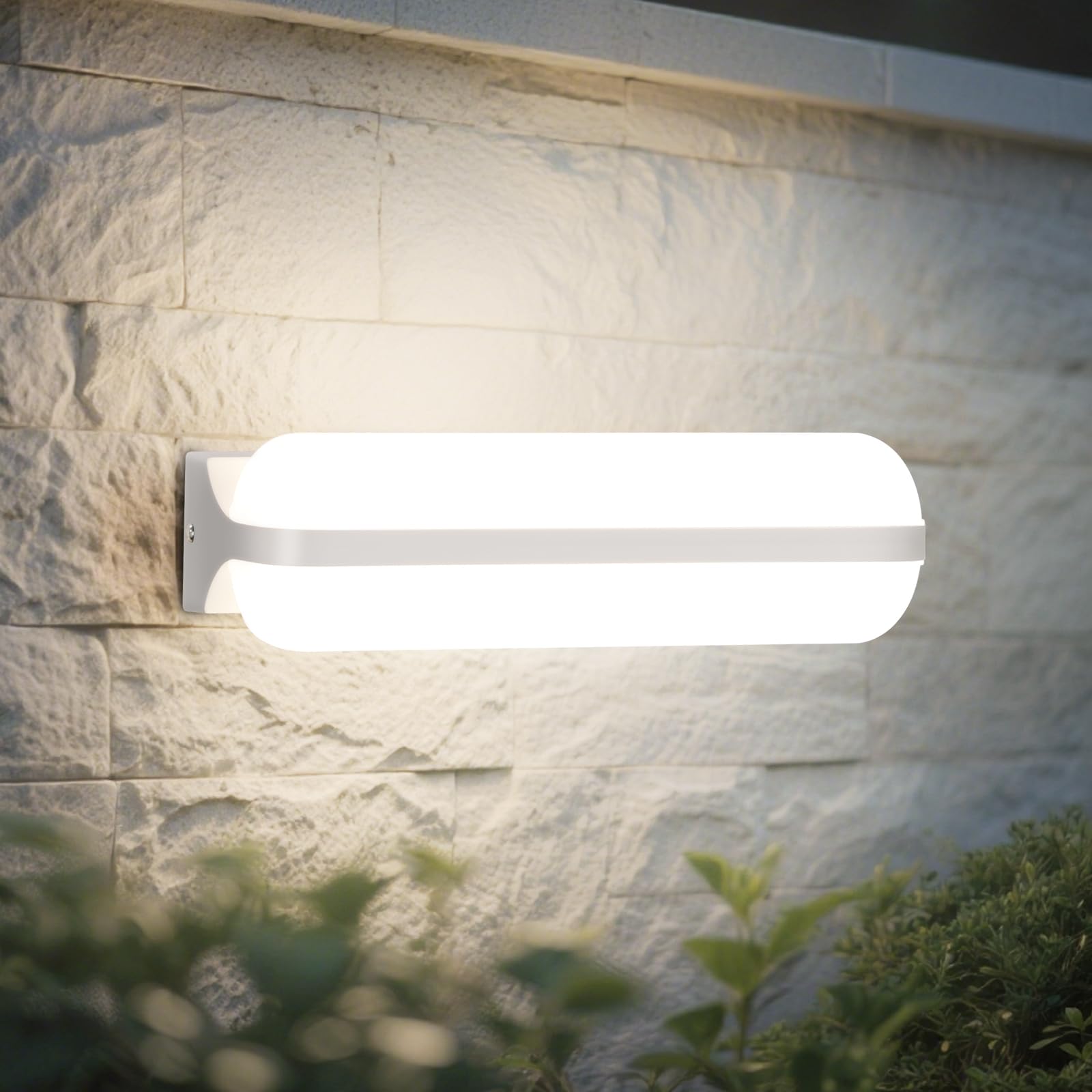Lámpara de pared interior y exterior impermeable 20 w 4000 k